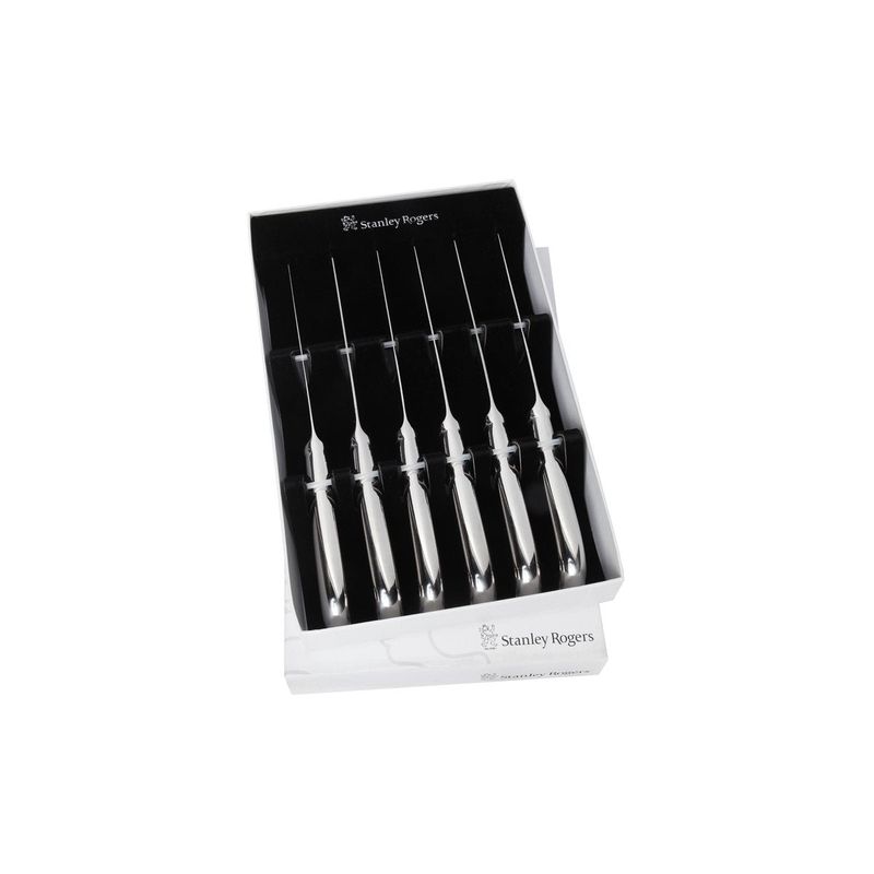 STANLEY ROGERS PISTOL GRIP STEAK KNIVES SET S/S 6pc 230mm (*SRCPI64*) = PACK OF 12 X SETS