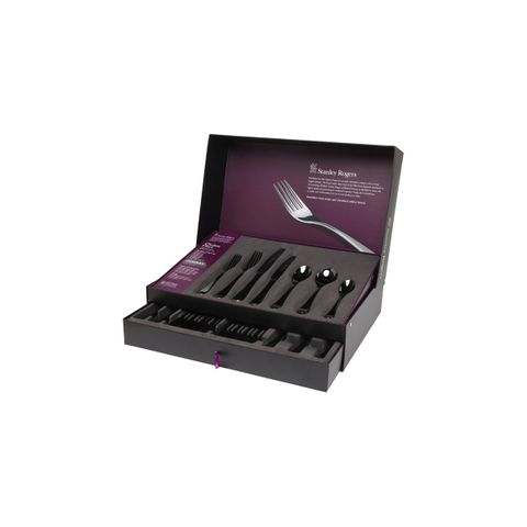 STANLEY ROGERS CHELSEA ONYX CUTLERY 56PC SET (*SR50560*) = PACK OF 4 X SETS