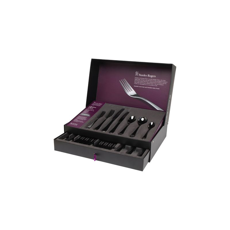 STANLEY ROGERS CHELSEA ONYX CUTLERY 56PC SET (*SR50560*) = PACK OF 4 X SETS