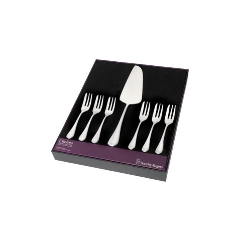 STANLEY ROGERS CHELSEA CAKE SERVING 7 PIECE SET (*SR50617*) = PACK OF 6 X SETS