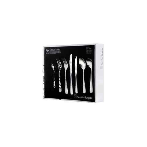 STANLEY ROGERS DEEVO SATIN 56PC CUTLERY SET (*SR50812*) = PACK OF 2 X SETS