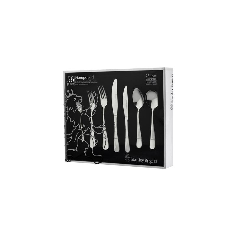STANLEY ROGERS HAMPSTEAD 56PC CUTLERY SET (*SR50813*) = PACK OF 2 X SETS