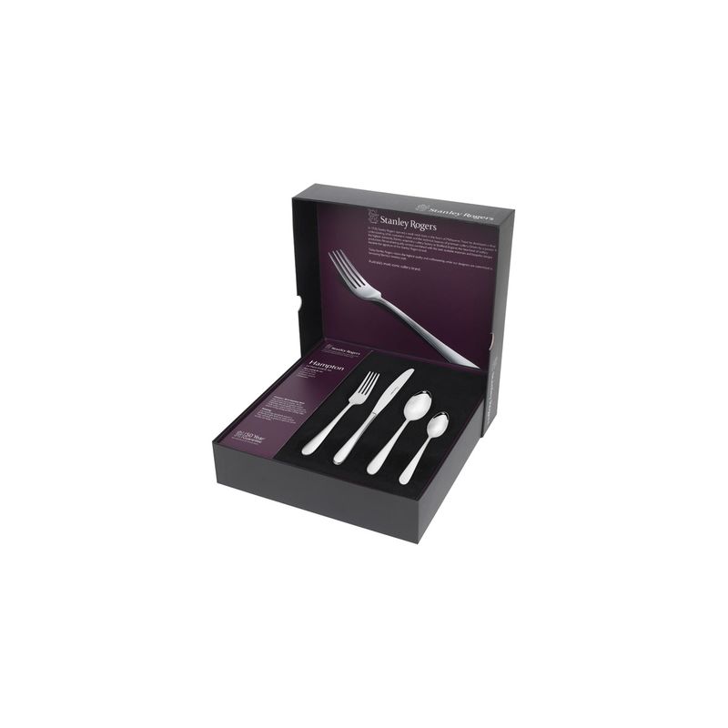 STANLEY ROGERS HAMPTON 32PC CUTLERY SET (*SR50658*) = PACK OF 4 X SETS