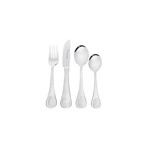 STANLEY ROGERS CHILDRENS CUTLERY AUSTRALIAN ANIMALS 4PC SET (*SR50622*) = PACK OF 8 X SETS