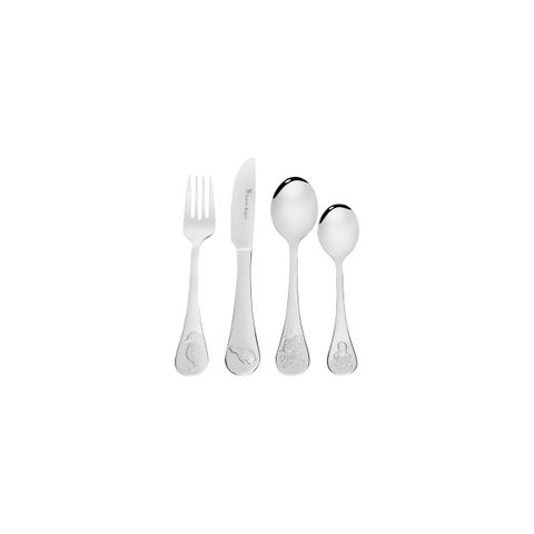 STANLEY ROGERS CHILDRENS CUTLERY SEA ANIMALS 4PC SET (*SR50621*) = PACK OF 4 X SETS