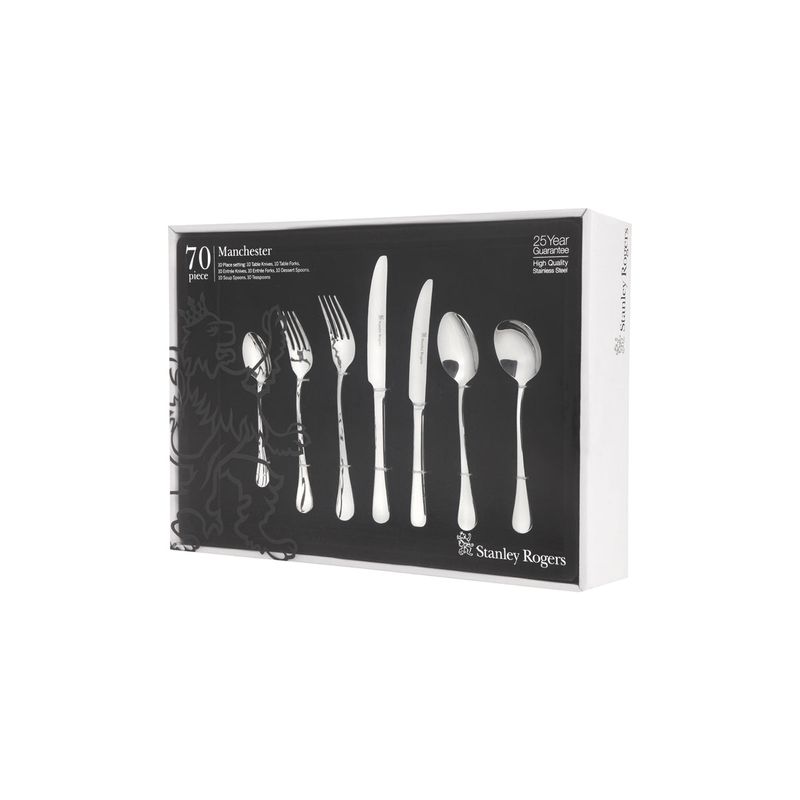 STANLEY ROGERS MANCHESTER 70PC CUTLERY SET (*SR50503*) = PACK OF 8 X SETS