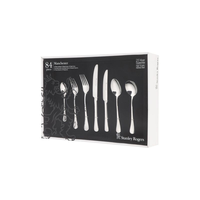 STANLEY ROGERS MANCHESTER 84PC CUTLERY SET (*SR50508*) = PACK OF 4 X SETS
