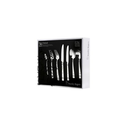 STANLEY ROGERS OXFORD 56PC CUTLERY SET (*SR50817*) = PACK OF 2 X SETS
