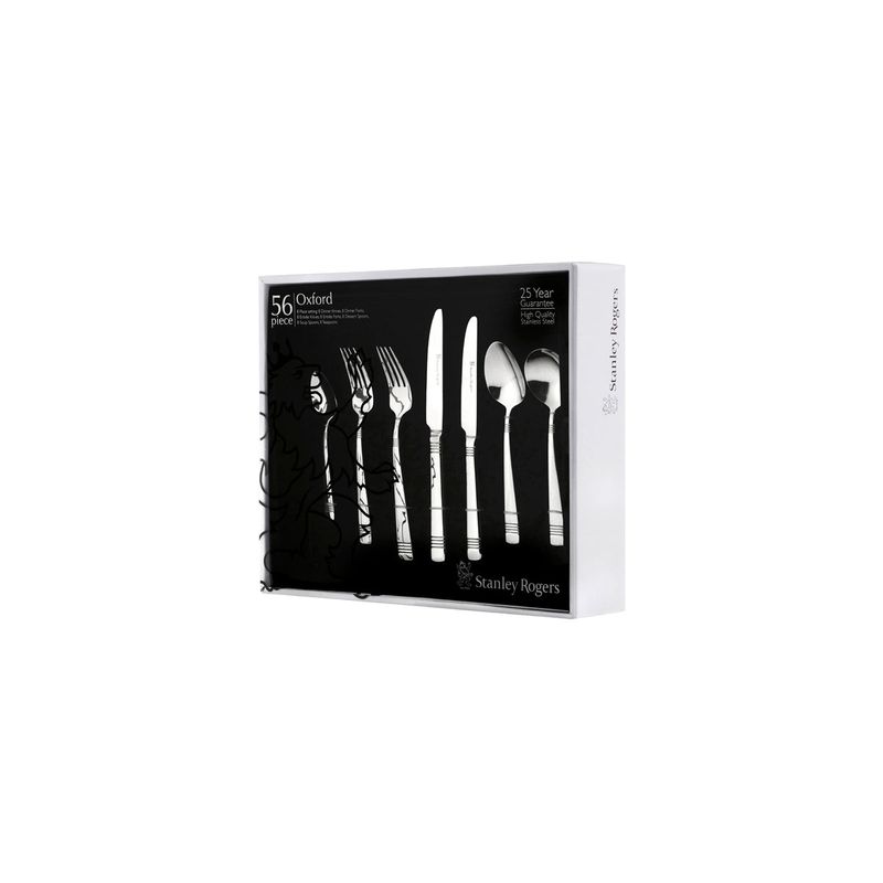 STANLEY ROGERS OXFORD 56PC CUTLERY SET (*SR50817*) = PACK OF 2 X SETS