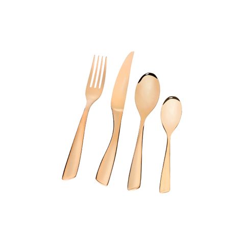 STANLEY ROGERS SOHO GOLD 24PC CUTLERY SET (*SR50625*) = PACK OF 4 X SETS