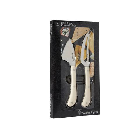 STANLEY ROGERS PISTOL GRIP CREAM CHEESE 2PC SET (*SR50808*) = PACK OF 24 X SETS