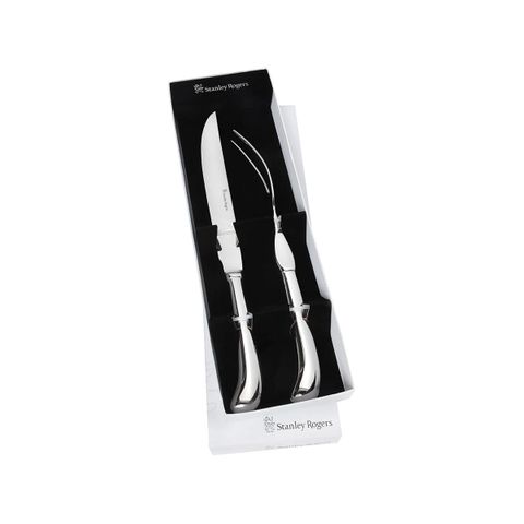 STANLEY ROGERS PISTOL GRIP CARVING 2PC SET (*SRCPI68*) = PACK OF 24 X SETS