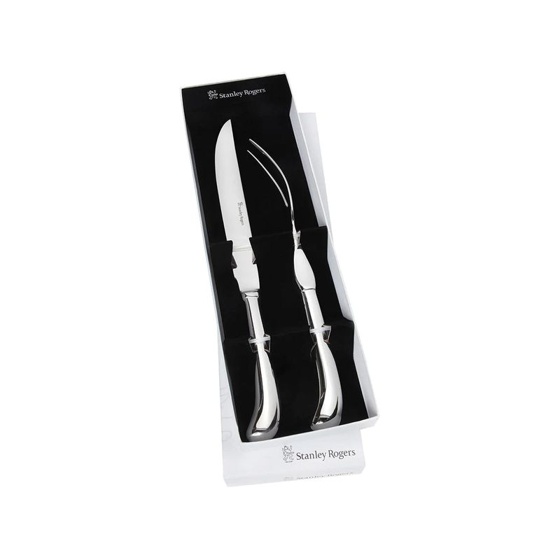 STANLEY ROGERS PISTOL GRIP CARVING 2PC SET (*SRCPI68*) = PACK OF 24 X SETS