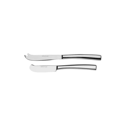 TABLEKRAFT AMALFI CHEESE+PATE KNIVE SET 2pc S/S (*18100-19*) =  1 X SET