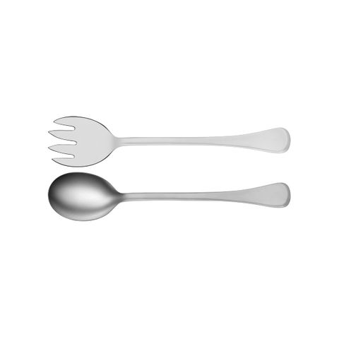 TABLEKRAFT ELITE SALAD SERVER SET 2pc 18/10 235mm (*74700-10*) =  1 X SET
