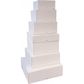 White Pastry / Cake Box 12" x 12" x 4" / 300mm(L) x 300mm(W) x 100mm(H) - Packet of 100