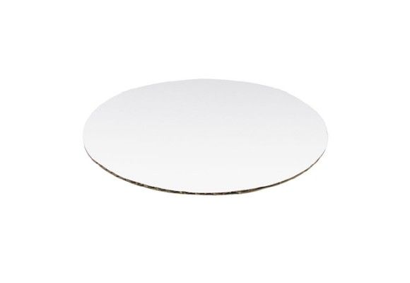 No. 7 Round White Cardboard Cake Board Circle 180mm Diameter - Packet of 200