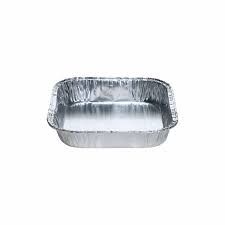 Small Square Pie Foil Tray 170ml 95mm(L) x 95mm(W) x 20mm(H) (6210C) - Box of 500