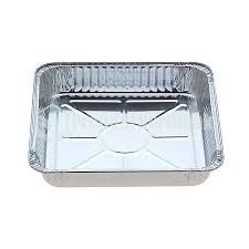Medium Square Foil Tray 1,500ml 228mm(L) x 228mm(W) x 35mm(H)  (7223) - Box of 200