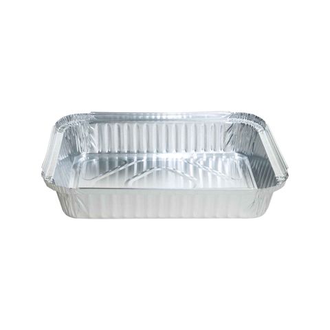 Large Rectangular Foil Tray 1,100ml 220mm(L) x 154mm(W) x 46mm(H) (7421) - Box of 500