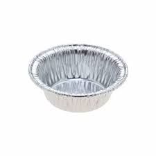 Small Round Jam Tart Foil Trays 30ml 77mm Diameter 10mm(H) (268C) - Box of 1,000