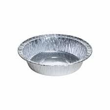 Small Round Single Serve Pie Foil Trays 145ml 103mm Diameter 26mm(H) (2110C) - Box of 1,000