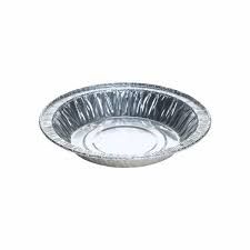 Small Round Shallow Pie Foil Trays 94ml 117mm Diameter 16mm(H) (21212) - Box of 1,000