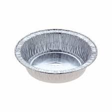 Medium Round Pie Foil Trays 165ml 113mm Diameter 25mm(H) (2411) - Box of 3,000