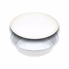 Round White Lids for 5318/5218 Foil Container - Packet of 600