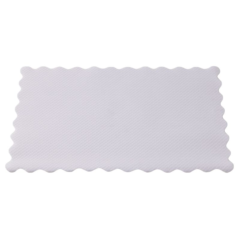 White Placemats with Scalloped Edge 335mm(L) x 240mm(W) - PACKET=500 / BOX=2,000
