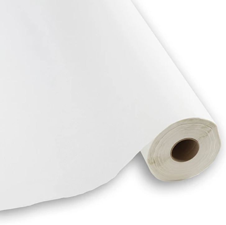 Caprice Plain White Paper Table Rolls 30 meters - Each