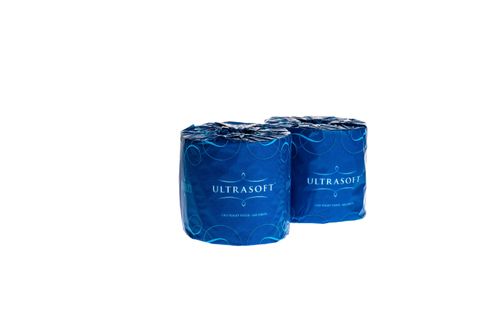 VIP Premium 2 Ply Toilet Paper Roll 400 Sheets Individually Wrapped - Box of 48