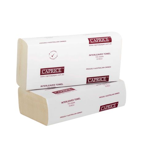 Premium Caprice Interleaved Paper Hand Towel 240mm x 240mm - EACH=1 / BOX=16