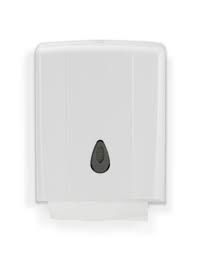 Dispenser for Interleaved Handtowel White ABS Plastic  - Each