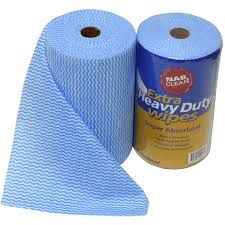 Blue Premium EXTRA Heavy Duty Cleaning Wipes 80 Sheets Per Roll 300mm x 500mm - Each