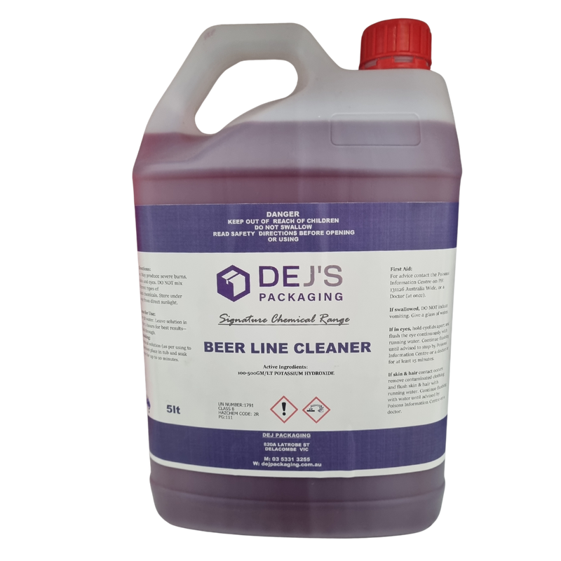 DEJ Beer Line Cleaner 5Lt - Bottle