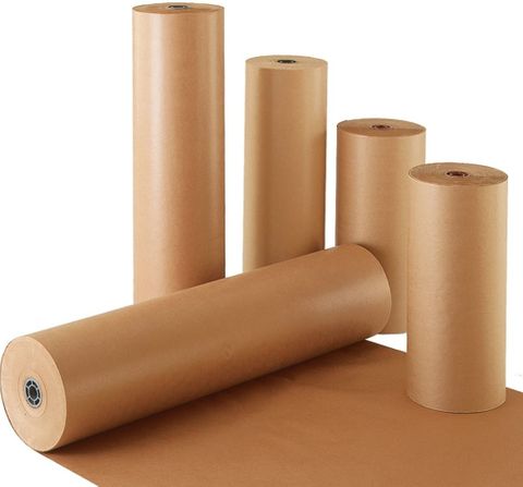 Brown Kraft Paper Counter Rolls 36" / 900mm 90gsm - 235m Long Roll