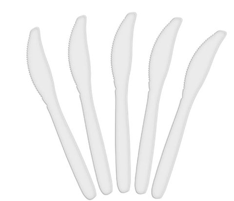 Plastic White Standard Knives/Knifes - PACK=100 / BOX=1,000