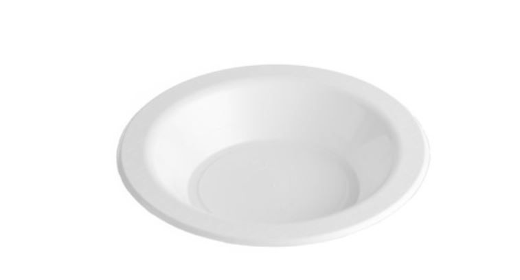 Plastic Round Bowl White 7" / 180mm - PACK=50 / BOX=500 - **(Restricted Use Item - Qualifying Customers Only)