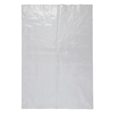 Heavy Duty Clear Plastic LDPE Bag 50 Micron 20" x 12" / 510mm x 305mm - PACKET=100 / BOX=1,000