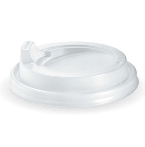 White Hot Cup Sipper Lid SRS for 8oz/12oz/16oz 90mm Rim Hot Cups - SLEEVE=100 / BOX=1,000