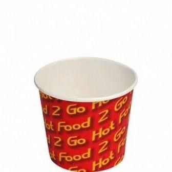 Hot Chip Cups Printed Paper Cups 8oz / 240ml - SLEEVE=50 / BOX=1,000