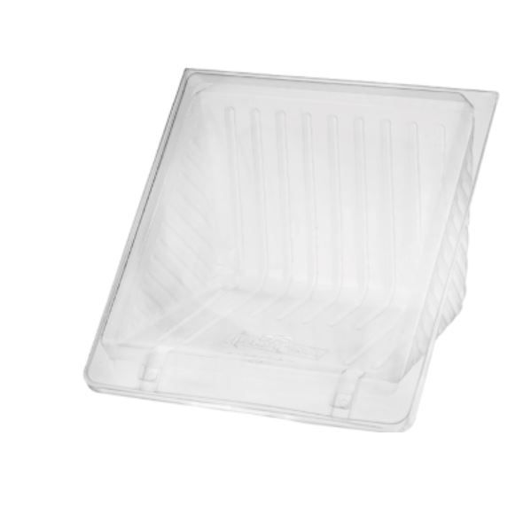 Clear Plastic 4 Point Sandwich Wedge Container 125mm(L) x 110mm(W) x 50mm(H) - SLEEVE=100 / BOX=300