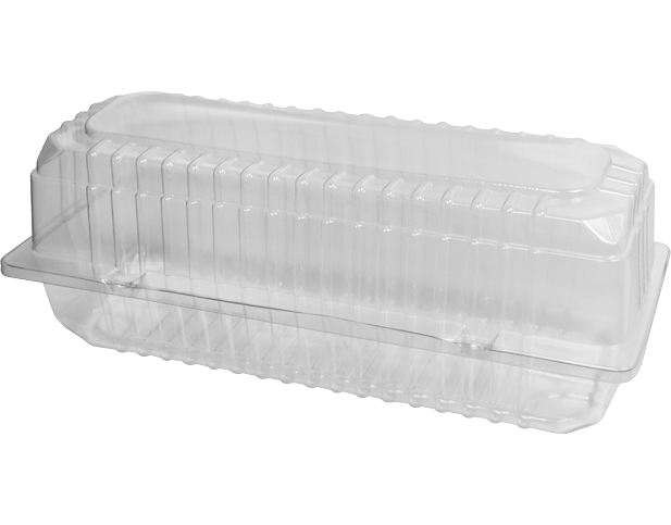 Clear Plastic Long Roll Pack 210mm(L) x 65mm(W) x 80mm(H) - BOX=500