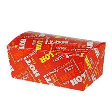 Detpak Large Cardboard Snack Box 200mm(L) x 115mm(W) x 70mm(H) - Box of 400