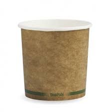 BioPak Biodegradable Paper Eco Bowls with PLA Lining 24oz / 720ml - SLEEVE=25 / BOX=500