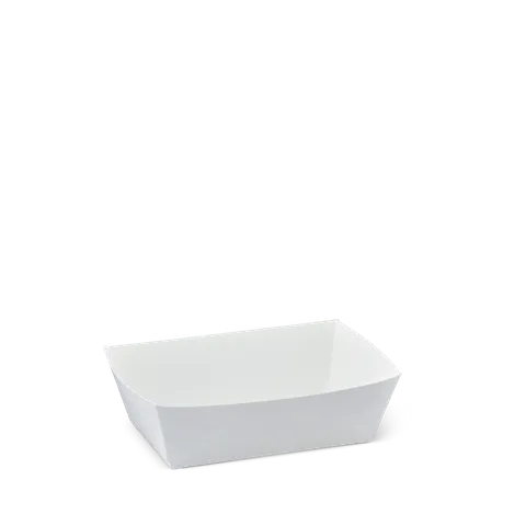 Greenmark White Food Board Extra Small Tray 1 90mm(L) x 55mm(W) x 35mm(H) - Box of 1,000