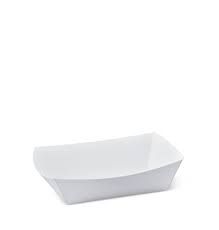 #2 White Food Board / Small Tray 2 110mm(L) x 75mm(W) x 40mm(H) - Box of 900