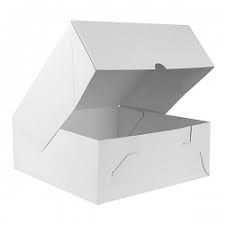 White Pastry / Cake Box 7" x 7" x 5" / 175mm(L) x 175mm(W) x 125mm(H) - Packet of 50
