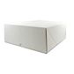 White Pastry / Cake Box 10" x 10" x 6" / 250mm(L) x 250mm(W) x 150mm(H) - Packet of 50